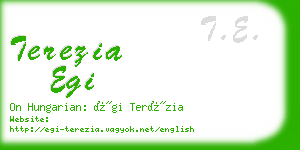 terezia egi business card